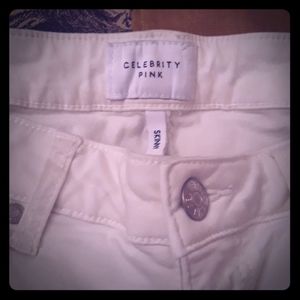 Celebrity Pink White skinny jeans
